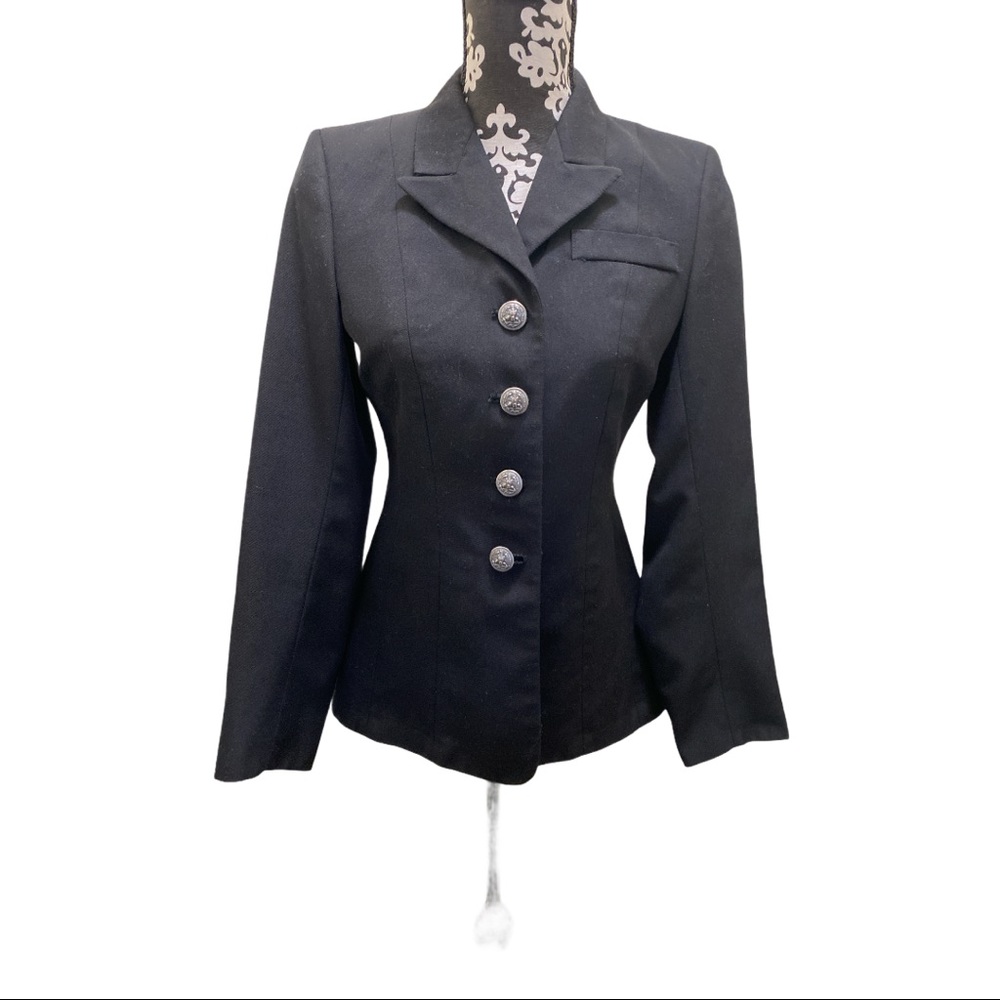 Brendan Bowdon Black Navy Blazer Size Extra Small